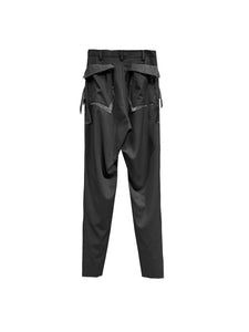 Sulvam - Outer Pocket Slacks - AW25 - BLACK